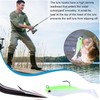 WUWYOUWL Fishing Lure Set, 5Pcs 8cm Soft Bait Head Sea