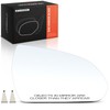 A-Premium Right Passenger Side Non-Heated Mirror Glass with Backing Plate