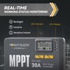 Power Queen 12/24V 30 Amp MPPT Solar Charge Controller with