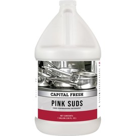 CUI Inc Pink Suds by Capital Fresh Hand Dishwashing Detergent, 1 Gallon