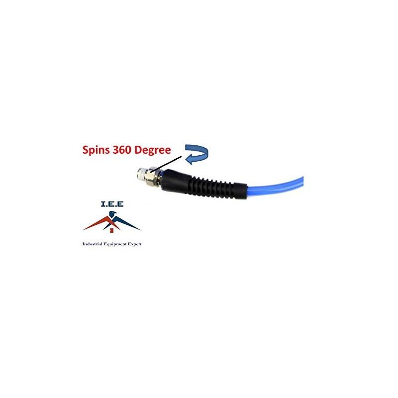Prevost Coiled Quality Polyurethane Air Compressor Spiral Coil Hose Recoil