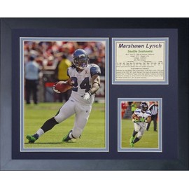 Legends Never Die "Marshawn Lynch Framed Photo Collage, 11 x 14-Inch (46959U)