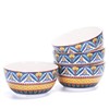 Bico Havana 26oz Ceramic Soup Bowls Set of 4, for