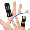 WUSJCOF 5 Stück Fingerschienen, Fingerschutz, Verstellbare Fingerstütze, Schnappfinger Schiene, Fingerbandage