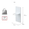 Yamazaki Magnetic Bathroom Dispenser Holder, Tower, White, Set of 2,