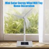 Solar Wind Mini Solarbetriebene Windmühle Spielzeug Kinder Kinder Wissenschaft Lehre