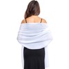 Chales de gasa suave para vestidos y accesorios de mujer,