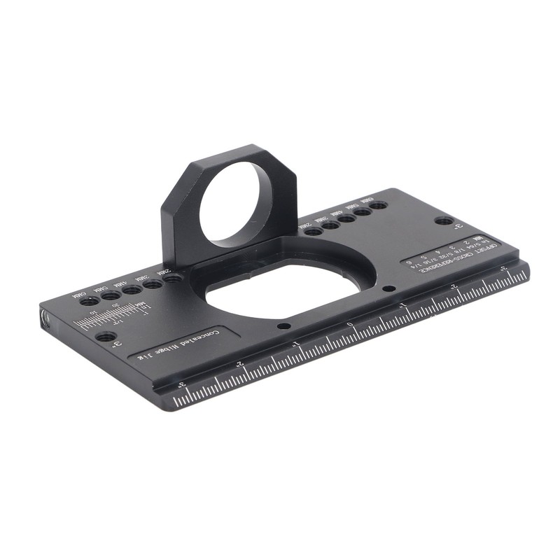 35mm Concealed Hinge Jig Kit Aluminum Alloy Drilling Depth Adjustable