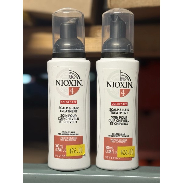 NIOXIN 2pack—Nioxin #4 Scalp and Hair Treatment for Color Treated