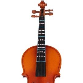 Violin Finger Guide Fingerboard Sticker, Waterproof Violin Finger Guide 4/4 with Adhesive, Music Note Stickers Violin Accessories and Parts for Violin Learning and Practice of Kids or Beginners