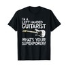 Left Handed Guitarist Lefty Guitar Player Retro Shredder T-Shirt