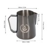 Frothing Jug Pitcher 600ml Food Grade Stainless Steel Milk Frother