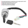 Motorcycle Electric Bike Ignition Switch Set with Universal Key Replacement