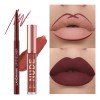 12 Labiales Mate Set Pintalabio Gloss Indeleble Imperméable