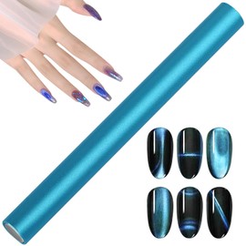vnjaoi Professional Double-head Magnet Stick Wand, Upgrade Strong Nail Magnets for 3D Magnetic Cat Eye Gel Magic Nail Art Manicure Tool (Blue)