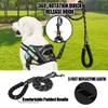 Animire Service Dog Harness and Leash Set, XS, Multi-Colored, with