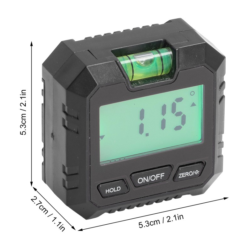 Digital Inclinometer Magnetic 90° Electronic Protractor Angle Level Finder Gauge