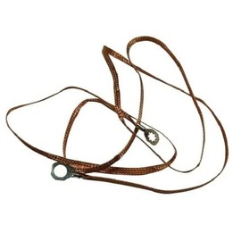 Tri Component Universal 60" Inch (152cm) Copper Ground/Bonding Strap