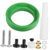 TEHAUX 1 Set Toilet Tank Gasket Kit Complete Repair with