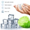 CYNNXIA 50 Pack Reusable Fake Ice Cubes Artificial Clear Ice