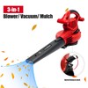 LawnMaster Red Edition BV1210E 1201 Electric Blower Vacuum Mulcher 12