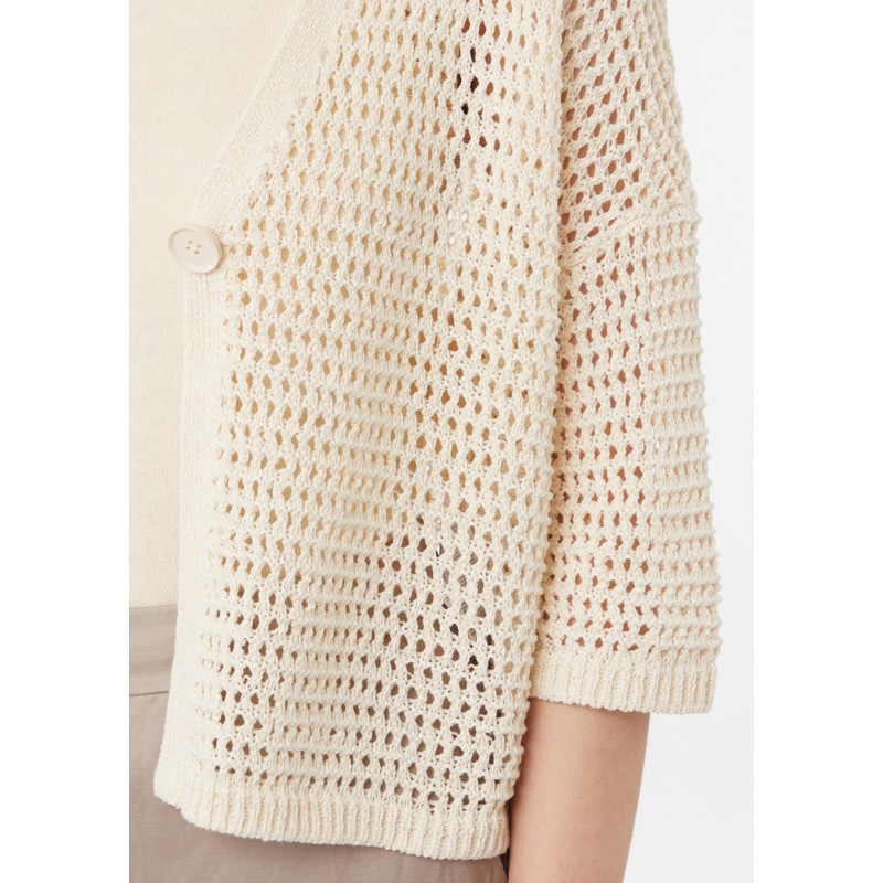 Comma Airy cardigan in boxy fit, 0505_beige, S