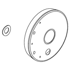 KOHLER 1016454-CP Part Plumbing Fixture Repair Supplies, Polished Chrome