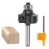 Sinoprotools Round Over Router Bits 1/4 Inch Shank，1/4'' Radius with