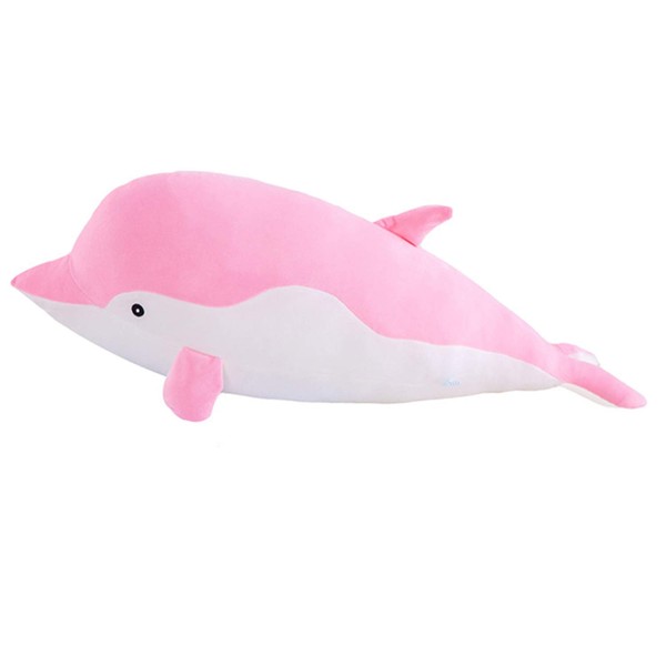 TWDRTDD Stuffed Dolphin Plush Animal Doll Toy Dolphin Pillow Fluffy