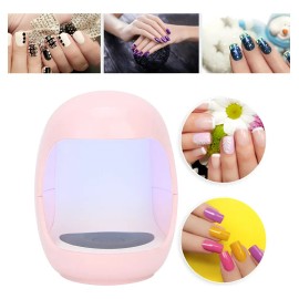 Lampara Uñas Uv Led Para Esmalte De Uñas En Gel Portatil                                                                                              