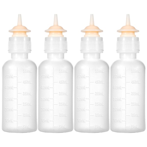 oruola 4pcs Puppy Bottles for Nursing Puppy Milk,55ml Puppy Bottle