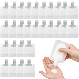 Letics Travel Bottles, Pouch Containers, Refill Bottles, Shampoo Bottles, Small Dividing, Travel, Business Trips, 50 Pack (30ml, 50 Pack)