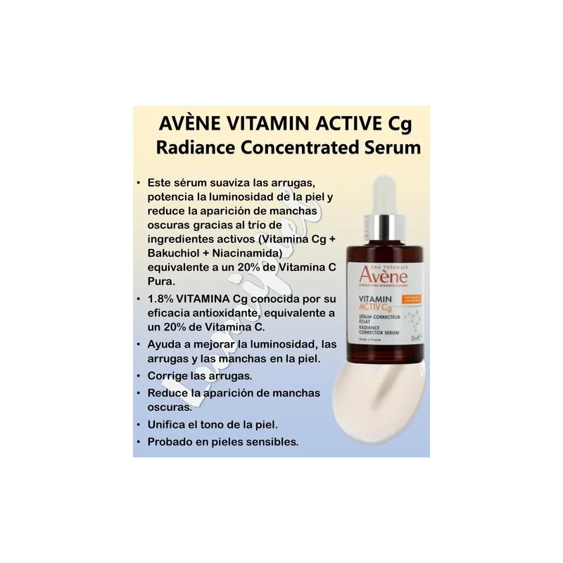 Avne Vitamin Active Cg Radiance Concentrated Serum 30ml