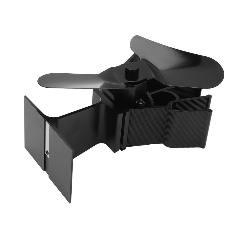 2 Blade Heat Powered Wood Fireplace Fan 1200RPM 25dB Low
