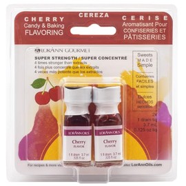 LorAnn Cherry SS Flavor, 1 dram bottle (.0125 fl oz - 3.7ml - 1 teaspoon) Twin pack blistered