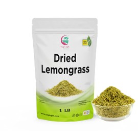Dried Lemongrass 1 LB | Cut and Sifted Loose Leaf | Aroma Rich Lemon Grass | by Yogi's Gift ®
