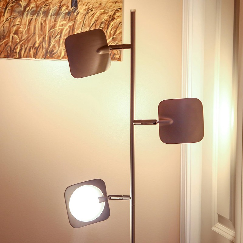 Brightech Tree Floor Lamp for Living Rooms & Offices, Dimmable