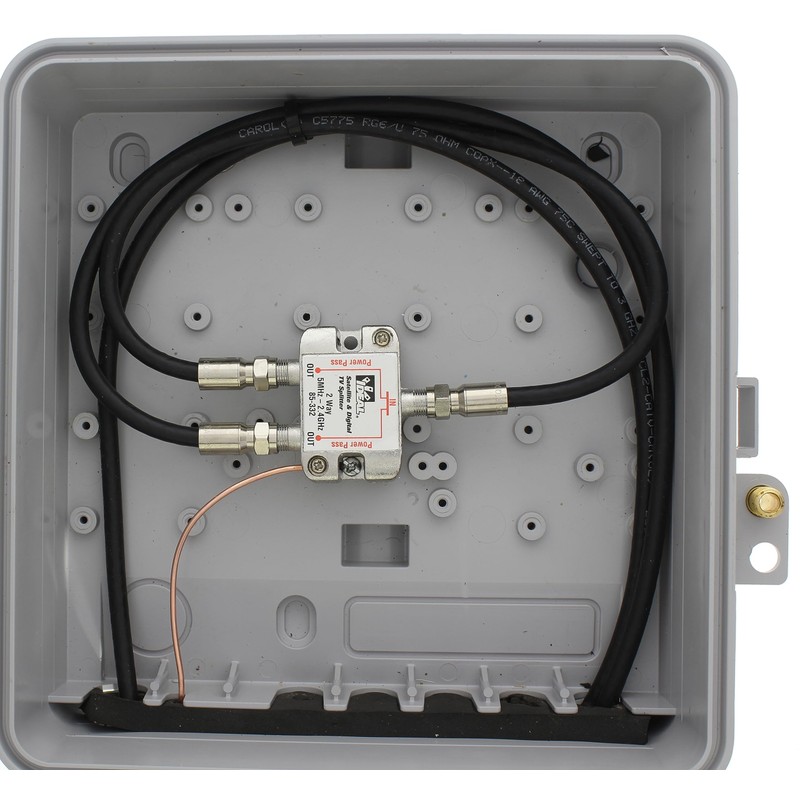 IDEAL Electrical 85-332 2-Way Digital Cable Splitter, 2.4 GHz