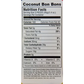 Coconut Bon Bons - 1 Lb