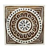 Indian Floral Wood Stamps Handcarved Printing Block Wooden Stamp Textile