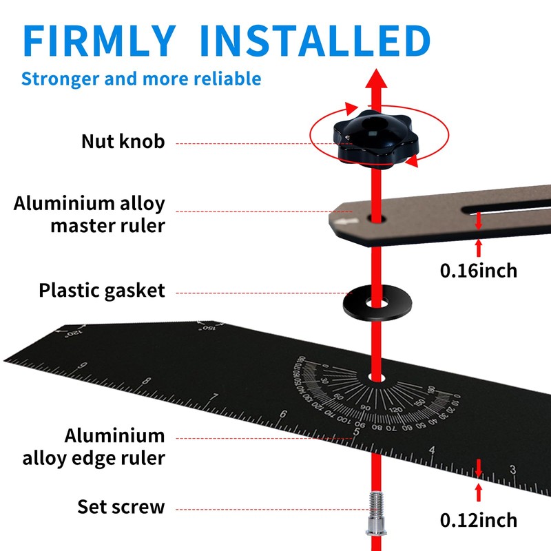 Stair Tread Template Tool,Stair Tread jig,Stair Gauge,from The JSZYO Renovation