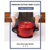 Pot Holders Cotton Made Machine Washable Heat Resistant Potholder, Pot