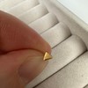 jewellerybox 9ct Gold 3mm Flat Triangle Nose Stud