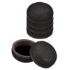 "Super Sliders 1" Round Self-Stick Formed Felt Furniture Pads with