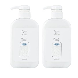 Waderskin Pure Me Hypoallergenic Alkaline Large Capacity Foam Cleansing 500g (2 packs) / 와더스킨 퓨어미 저자극 알칼리성 대용량 폼클렌징 500g 2개