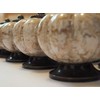 DIY Decor Hub-Set of 20 Antique Brass Ceramic Pumpkin Knobs,