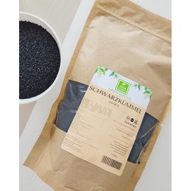 Black Cumin Seeds 250 g from the Green Essence - Suitable for Salad Dressing - Black Cumin Seeds for Vegetarian & Vegan Kitchen - Black Cumin Seeds Ideal for Baking (250 g)