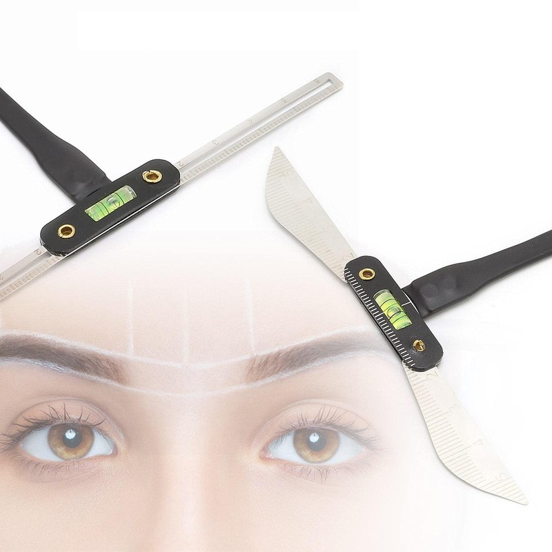 Eyebrow Stencil, Eyebrow Ruler, Stainless Steel Eyebrow Stencil, Eyebrow Ruler,