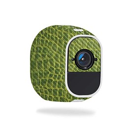 MightySkins Carbon Fiber Skin for Netgear Arlo Pro 2 - Croc Skin | Protective, Durable Textured Carbon Fiber Finish | Easy to Apply, Remove, and Change Styles | Made in The USA