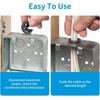Dicio Junction Box clamp Hole Bushing Knockout R-omex Connector snap